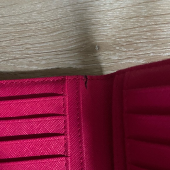 Kate Spade REHAB Wallet Fuschia Hot Pink - Picture 4 of 5